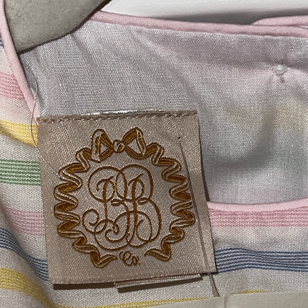 The Beaufort Bonnet Company Pastel Striped Romper - 3T - Picture 4 of 8